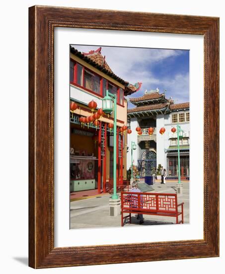 Central Plaza, Chinatown, Los Angeles, California, United States of America, North America-Richard Cummins-Framed Photographic Print