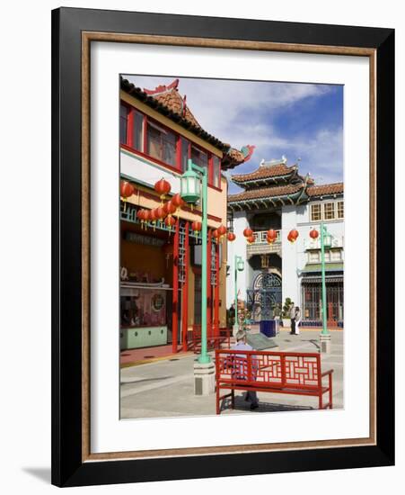 Central Plaza, Chinatown, Los Angeles, California, United States of America, North America-Richard Cummins-Framed Photographic Print