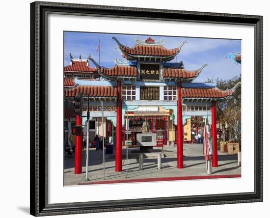 Central Plaza, Chinatown, Los Angeles, California, United States of America, North America-Richard Cummins-Framed Photographic Print