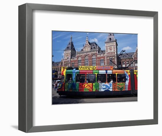 Central Station and Tram Terminus, Amsterdam, Holland-Michael Jenner-Framed Photographic Print