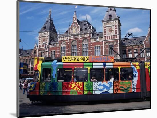 Central Station and Tram Terminus, Amsterdam, Holland-Michael Jenner-Mounted Photographic Print