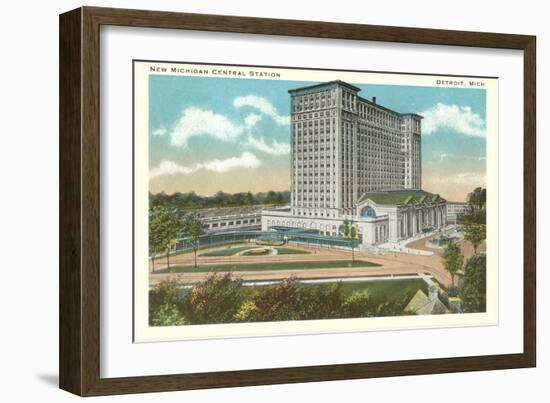 Central Station, Detroit, Michigan-null-Framed Art Print