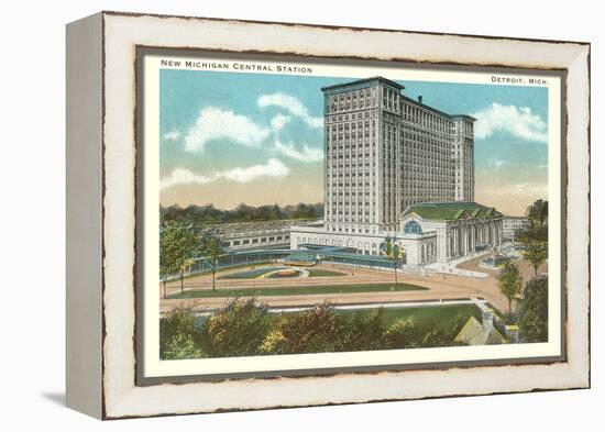 Central Station, Detroit, Michigan-null-Framed Stretched Canvas
