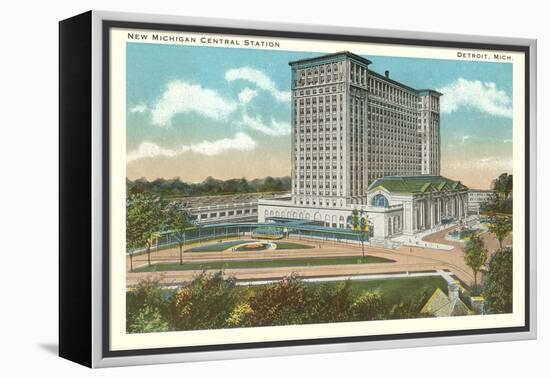 Central Station, Detroit, Michigan-null-Framed Stretched Canvas