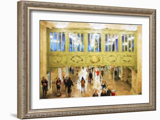 Central Station - In the Style of Oil Painting-Philippe Hugonnard-Framed Giclee Print