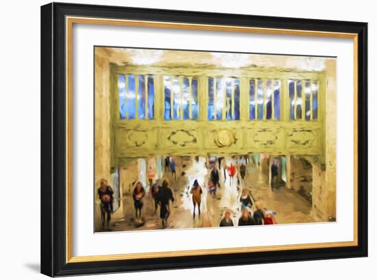 Central Station - In the Style of Oil Painting-Philippe Hugonnard-Framed Giclee Print