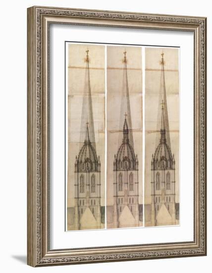 Central Tower 2-Nicholas Hawksmoor-Framed Art Print