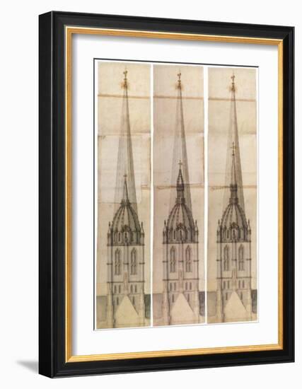 Central Tower 2-Nicholas Hawksmoor-Framed Art Print