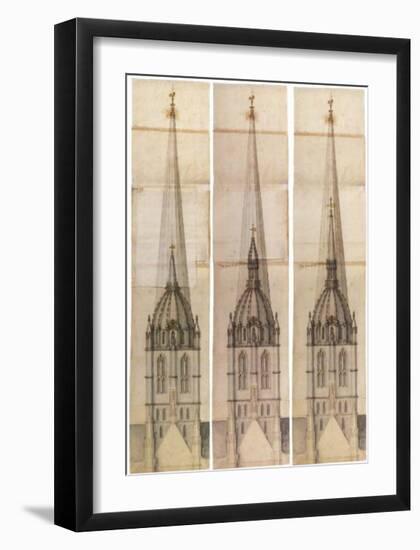 Central Tower 2-Nicholas Hawksmoor-Framed Art Print