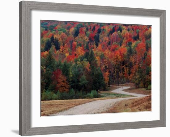 Central Vermont in the Fall, USA-Charles Sleicher-Framed Photographic Print