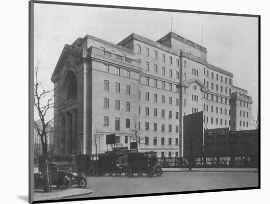 Centre Block of Bush House, London, from Aldwych, 1924-Unknown-Mounted Photographic Print