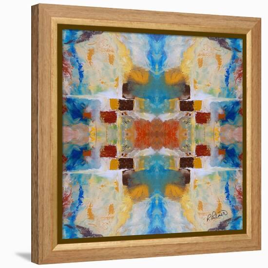 Centre Blocks-Ruth Palmer-Framed Stretched Canvas