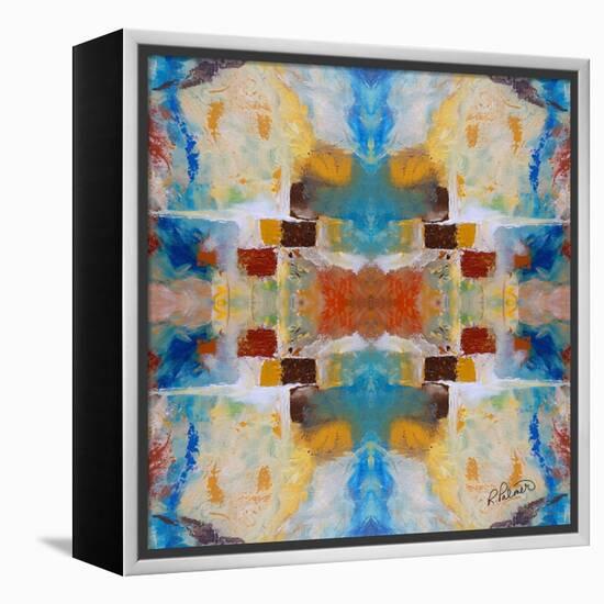 Centre Blocks-Ruth Palmer-Framed Stretched Canvas