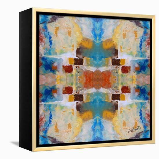 Centre Blocks-Ruth Palmer-Framed Stretched Canvas