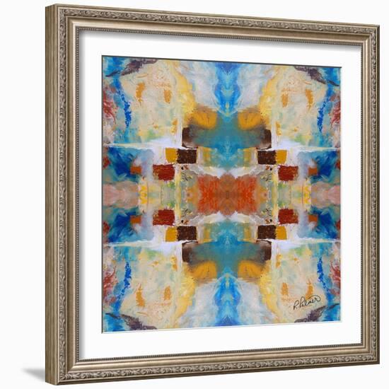 Centre Blocks-Ruth Palmer-Framed Art Print