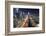 Centre of Dubai City, Panorama, Skyline, Evening Mood at Persian Gulf, Traffic-Axel Schmies-Framed Photographic Print