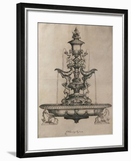 Centrepiece in the Form of a Fountain-Horace Scoppa-Framed Giclee Print