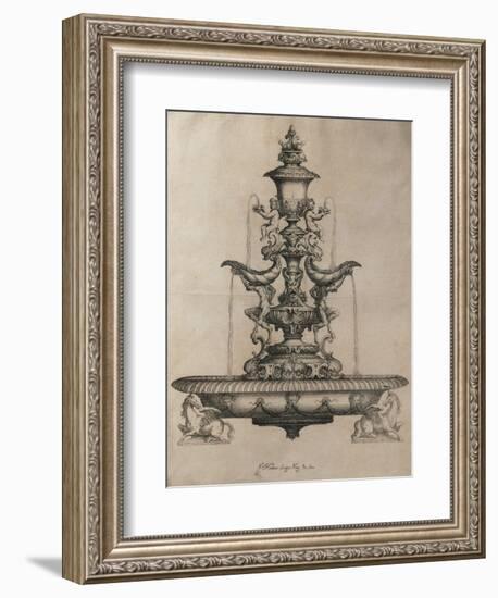 Centrepiece in the Form of a Fountain-Horace Scoppa-Framed Giclee Print