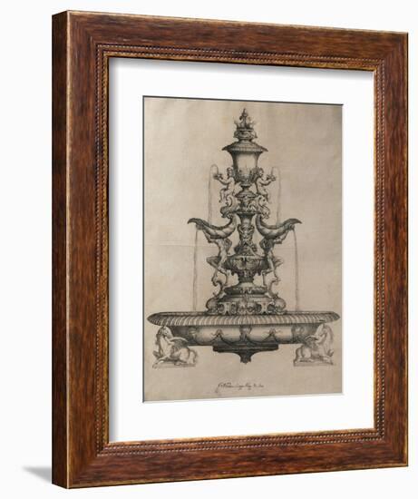 Centrepiece in the Form of a Fountain-Horace Scoppa-Framed Giclee Print