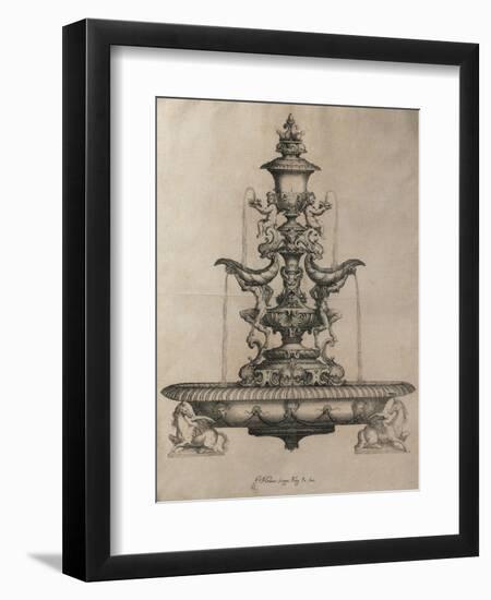 Centrepiece in the Form of a Fountain-Horace Scoppa-Framed Giclee Print