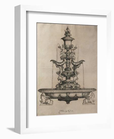 Centrepiece in the Form of a Fountain-Horace Scoppa-Framed Giclee Print