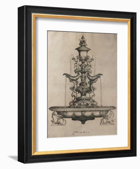 Centrepiece in the Form of a Fountain-Horace Scoppa-Framed Giclee Print