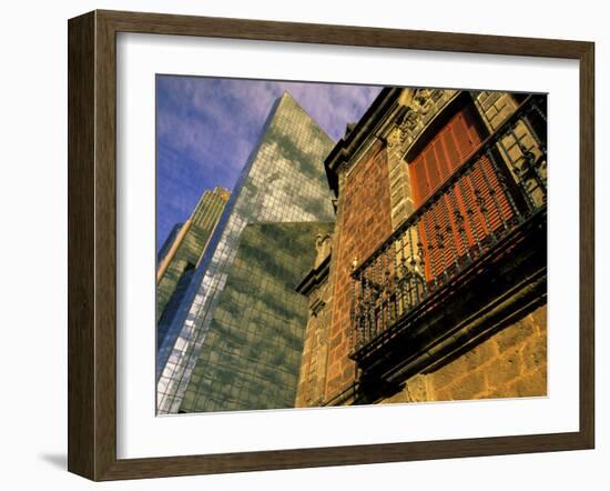 Centro Bursatil, Paseo de la Reforma, Mexico City, Mexico-Walter Bibikow-Framed Photographic Print