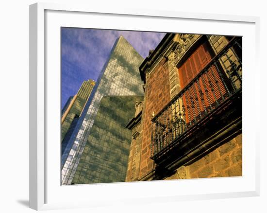 Centro Bursatil, Paseo de la Reforma, Mexico City, Mexico-Walter Bibikow-Framed Photographic Print