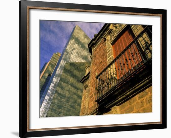 Centro Bursatil, Paseo de la Reforma, Mexico City, Mexico-Walter Bibikow-Framed Photographic Print