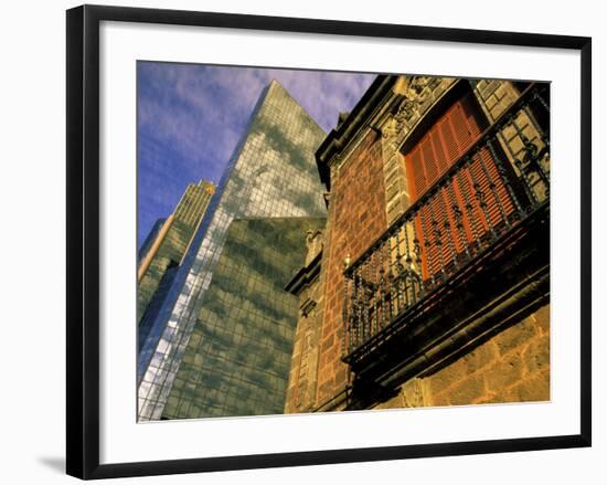 Centro Bursatil, Paseo de la Reforma, Mexico City, Mexico-Walter Bibikow-Framed Photographic Print