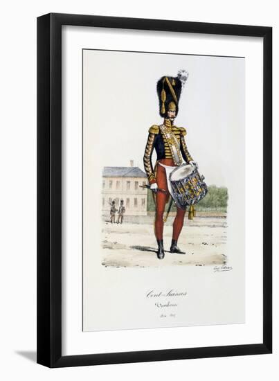 Cents-Suisses, Drummer, 1814-17-Eugene Titeux-Framed Giclee Print