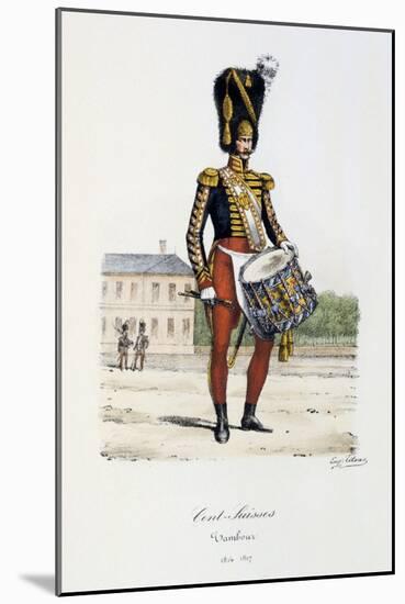 Cents-Suisses, Drummer, 1814-17-Eugene Titeux-Mounted Giclee Print