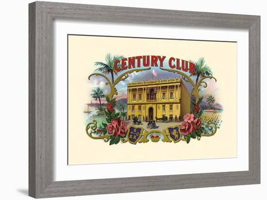 Century Club-Haywood, Strasser & Voigt Litho-Framed Art Print