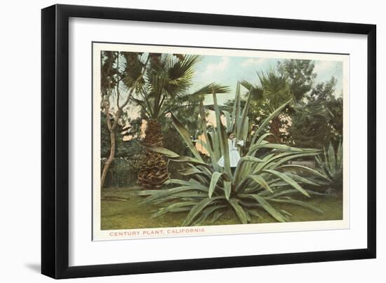 Century Plant with Little Girl Inside-null-Framed Art Print