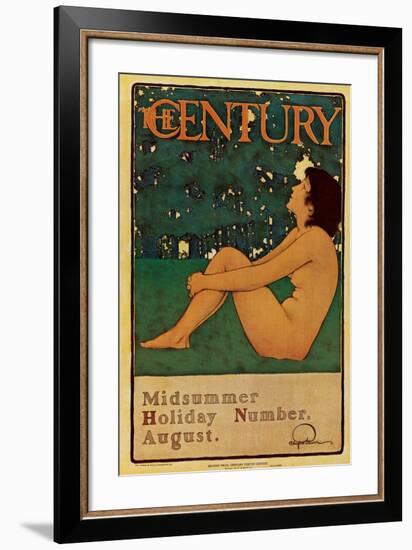 Century Poster-Maxfield Parrish-Framed Art Print