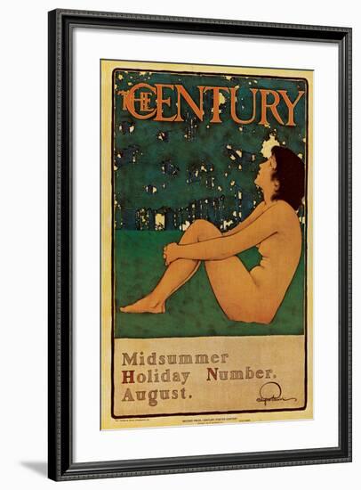 Century Poster-Maxfield Parrish-Framed Art Print