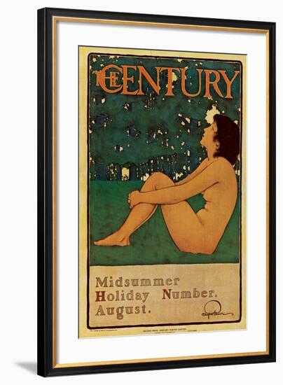 Century Poster-Maxfield Parrish-Framed Art Print