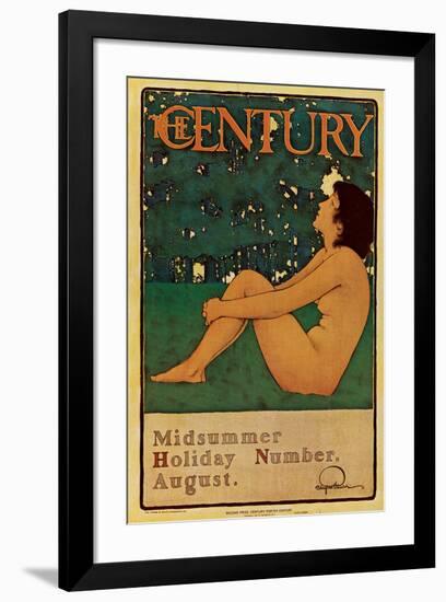 Century Poster-Maxfield Parrish-Framed Art Print
