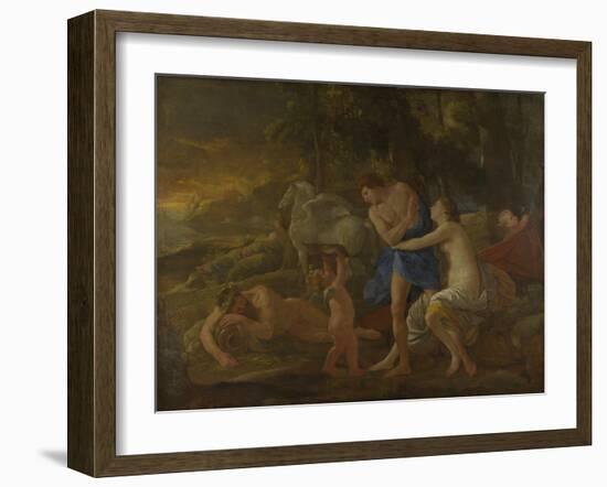 Cephalus and Aurora, C.1630-Nicolas Poussin-Framed Giclee Print