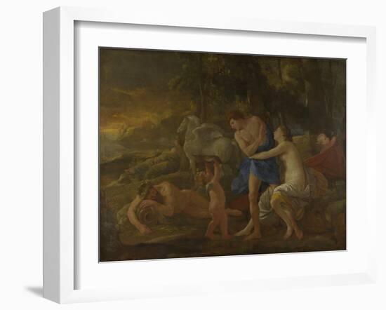 Cephalus and Aurora, C.1630-Nicolas Poussin-Framed Giclee Print