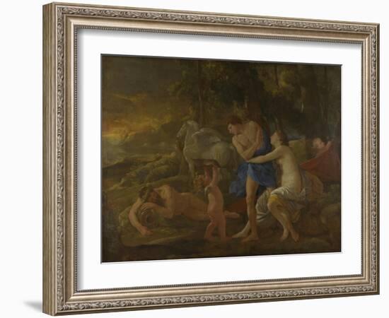 Cephalus and Aurora, C.1630-Nicolas Poussin-Framed Giclee Print