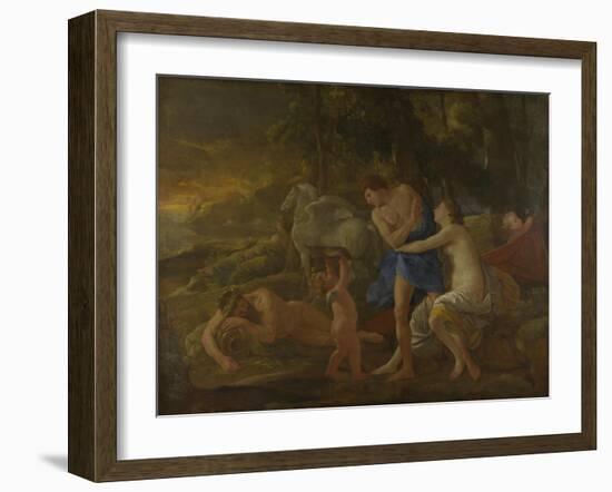 Cephalus and Aurora, C.1630-Nicolas Poussin-Framed Giclee Print