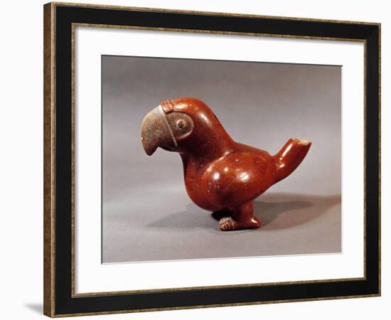 Ceramic Figure of a Parrot, Colima Civilization, Mexico-null-Framed Giclee Print