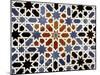 Ceramic tiles from the Alcazar of Seville, Andalusia, Spain, 14th century-Werner Forman-Mounted Photographic Print