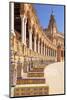 Ceramic tiles in the alcoves and arches of the Plaza de Espana, Maria Luisa Park, Seville, Spain-Neale Clark-Mounted Photographic Print