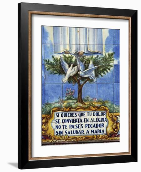 Ceramic Tiles of Religious Theme, Ceuta, Spanish North Africa, Africa-Ken Gillham-Framed Photographic Print