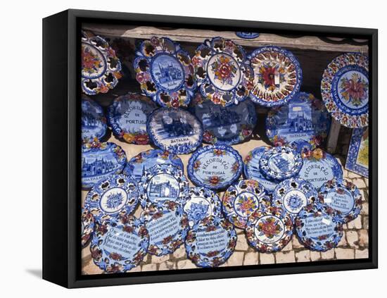 Ceramics for Sale, Batalha, Estremadura, Portugal, Europe-Ken Gillham-Framed Premier Image Canvas