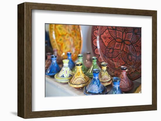 Ceramics for Sale, Essaouira, Formerly Mogador, Morocco, North Africa, Africa-Matthew Williams-Ellis-Framed Photographic Print