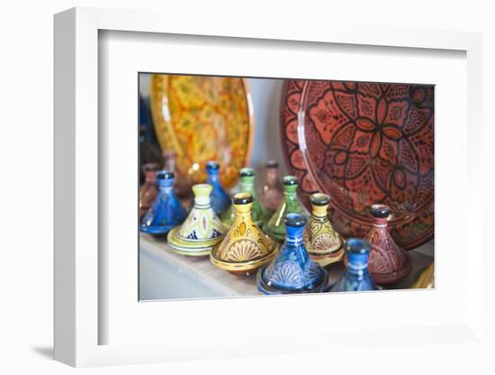 Ceramics for Sale, Essaouira, Formerly Mogador, Morocco, North Africa, Africa-Matthew Williams-Ellis-Framed Photographic Print