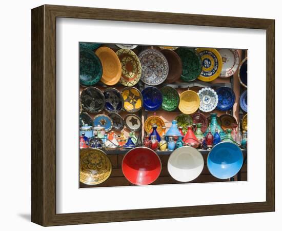Ceramics for Sale, Souk, Medina, Marrakech (Marrakesh), Morocco, North Africa-Nico Tondini-Framed Photographic Print